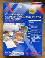 Fotopapir Lykønskningskort, Xerox, Greetings cards