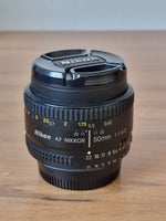 Objektiv / lens, Nikon, Nikkor 50mm 1 : 1.8 D