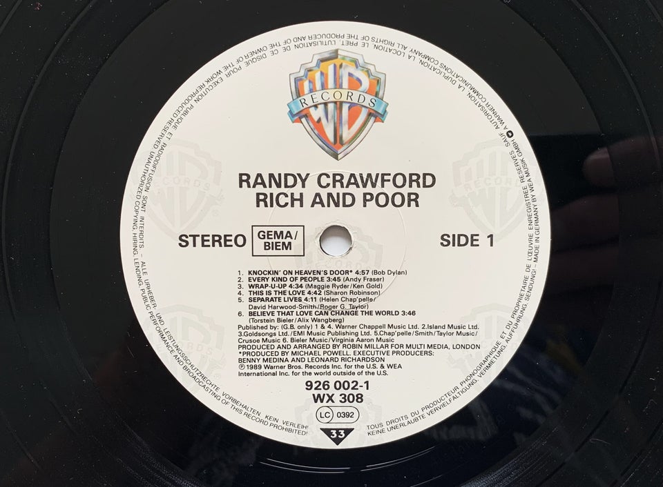 LP, Randy Crawford, Rich And Poor