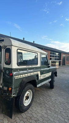 Land Rover Defender 90, Diesel, 4x4, 1987, km 477000, grøn, træk, 3-dørs, servostyring, Veteranbil: 