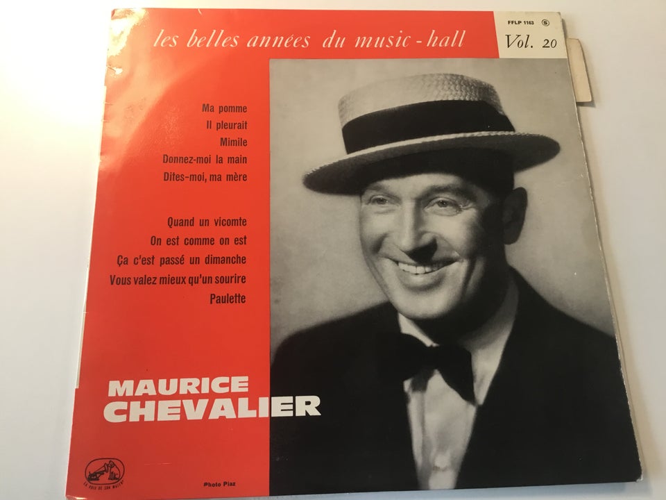 LP, Maurice Chevalier, Les Belle annees du Music-hall.