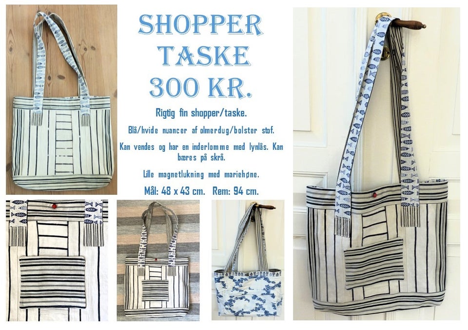 Shopper, Eget design, hjemmelavet.