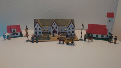 Legetøj, Erzgebirge:Miniature slots-idyl(16 dele) år1930-50, Miniature slots-idyl fra 1. halvdel af 