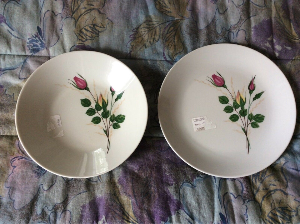 Porcelæn, 2 tallerkener, Kamla Könitz