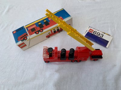 Lego Cars, 693, Lego brandbil fra 1970´erne 693, flot brandbil har ikke været brugt kun samlet til æ