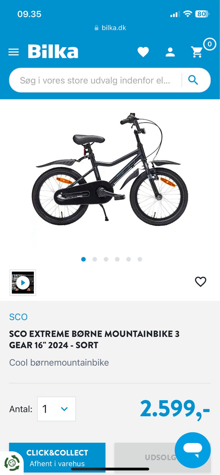Drengecykel, mountainbike, SCO