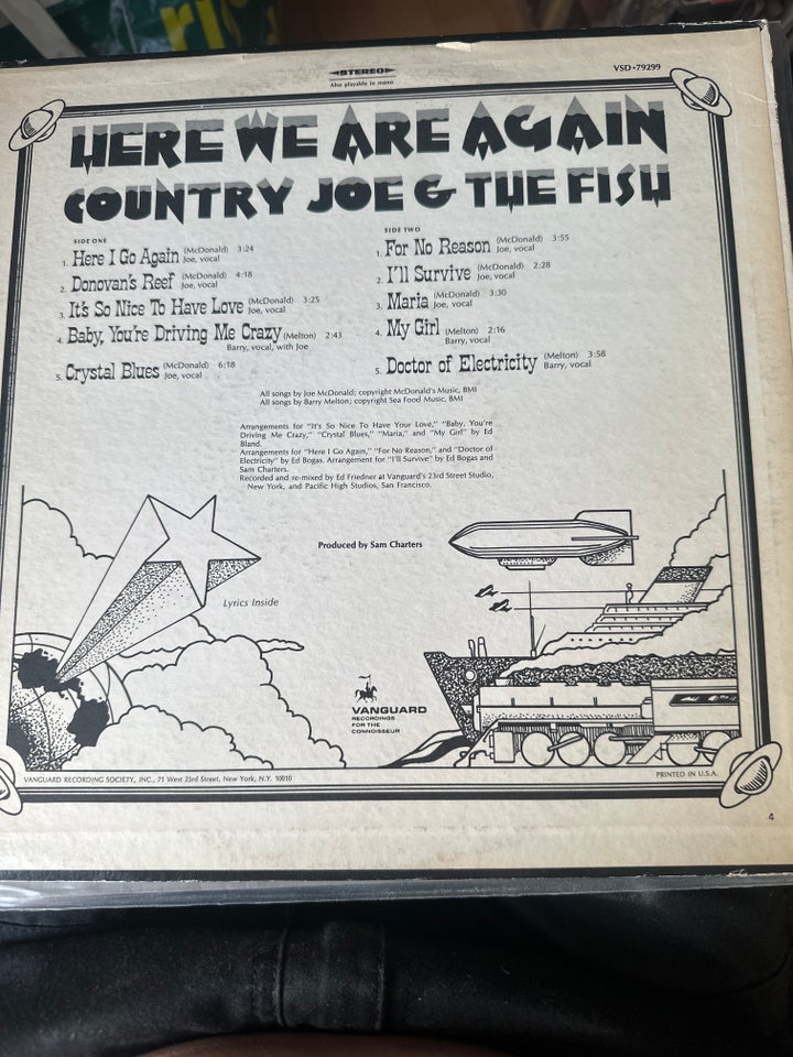 LP, Country Joe & the fish