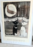 Plakat, Rosina Wachtmeister, motiv: Katte
