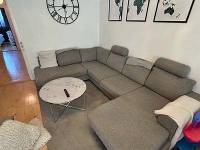 Sofa, 4 pers., Da vi skal flytte sælger vi denne store U-sofa billigt - den er brugt et par år og me