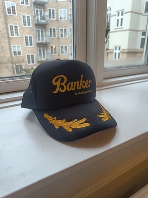 Kasket, OTTO/Banker Guitars, str. Unisize,  Sort,  100% polyester,  Ubrugt, Sælger denne Trucker Cap