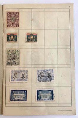 Danmark, ustemplet, Julemærkesamling 1904 til 1950, Alle julemærke frimærker fra 1904 til 1950.
Der 