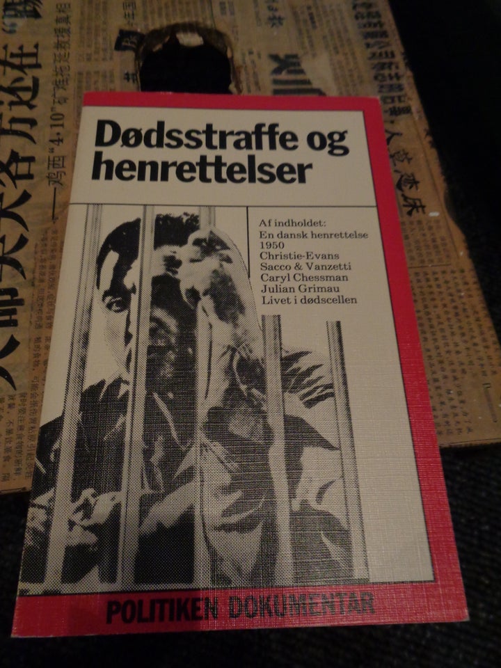 Dødsstraffe og henrettelser, Ole Schierbeck, emne: