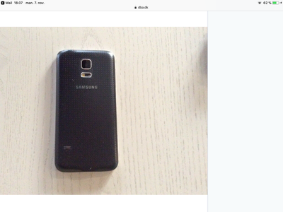 Samsung Galaxy S5, God, Super fin tlf. Passet rigtig godt på. Altid haft cover på, har dog noget kli
