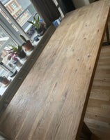 Spisebord, Træ stål, b: 94 l: 240