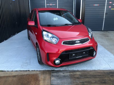 Kia Picanto, 1,2 Premium Eco, Benzin, 2016, km 114000, bordeauxmetal, træk, klimaanlæg, ABS, airbag,