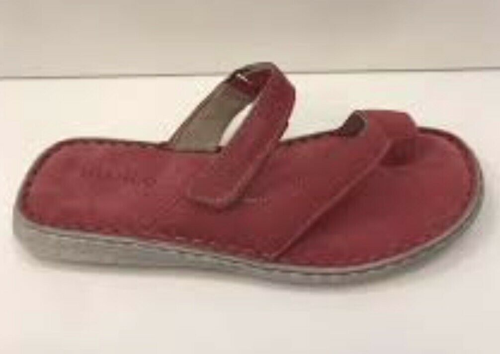 Røde Bianco sandaler "Biasamina" i str. 38 i pæn stand søges, du har et som modellen her på billedet. Gem annoncen, du kan finde den igen. – dba.dk –