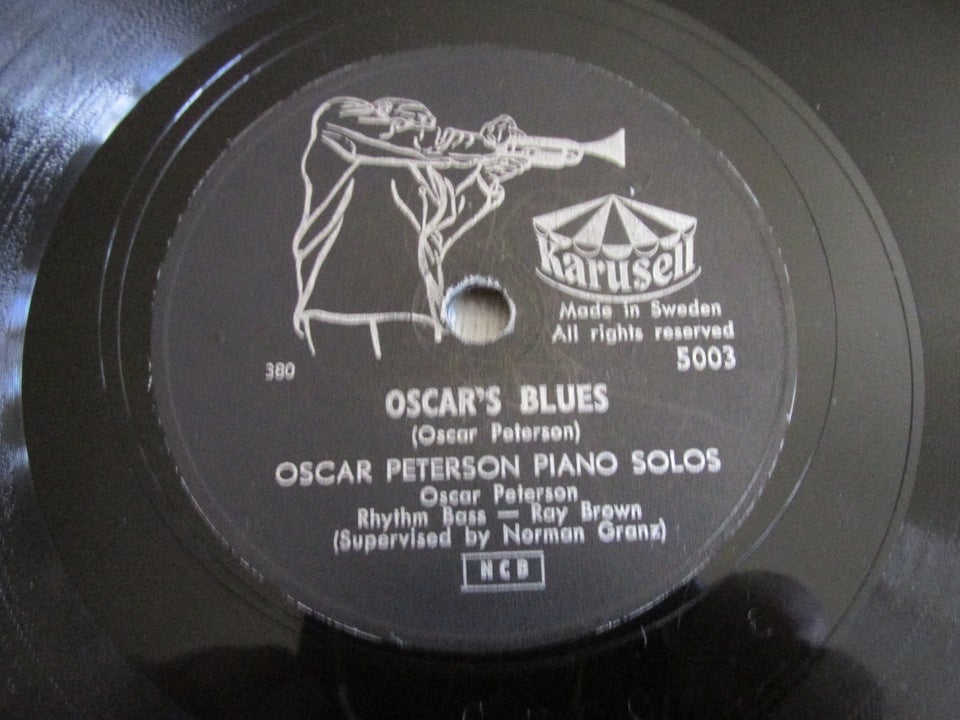 78, Oscar Peterson piano solos, Where Or When / Oscar's Blues