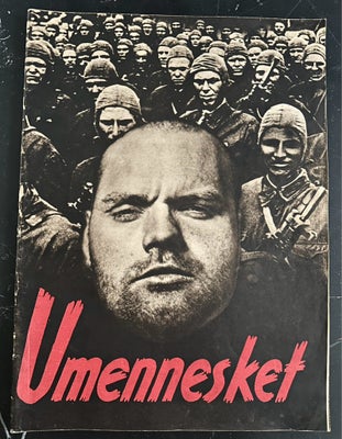 Militær, Undermennesket “Umennesket” På Norsk, Uhørt sjælden SS publikation fra 1943. 

I den eftert