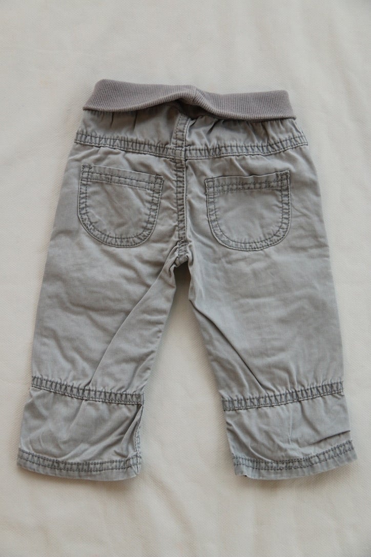 Bukser, Med rib og elastik i taljen samt 6 lommer, Kanz