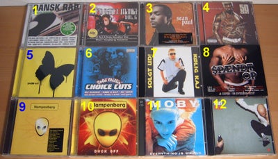 Various Artists: Hiphop - Rap - Tekno - Electronic - Pop, hiphop, 


Nr. 2 og 16 er SOLGT

1. Dansk 