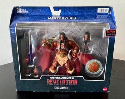 KING GRAYSKULL - MOTU Masterverse Revelation figur, Mattel, Sælger denne nye Masterverse - Revelatio