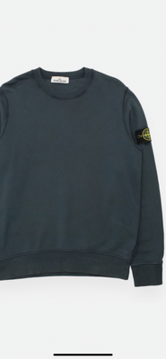 Sweatshirt, Stone island, str. L,  Blå,  Næsten som ny, Stone Island jumper sweatshirt i størrelse L