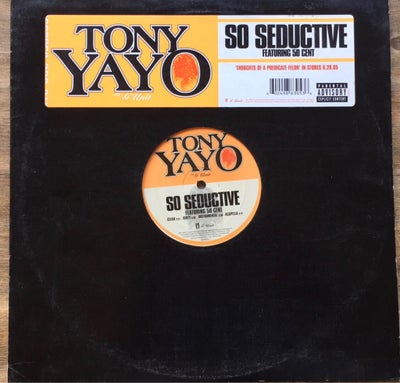 EP, Tony Yayo feat. 50 Cent, So Seductive, Hiphop, US tryk.
Cover flot.
Vinyl pæn. Overfladeridser.

