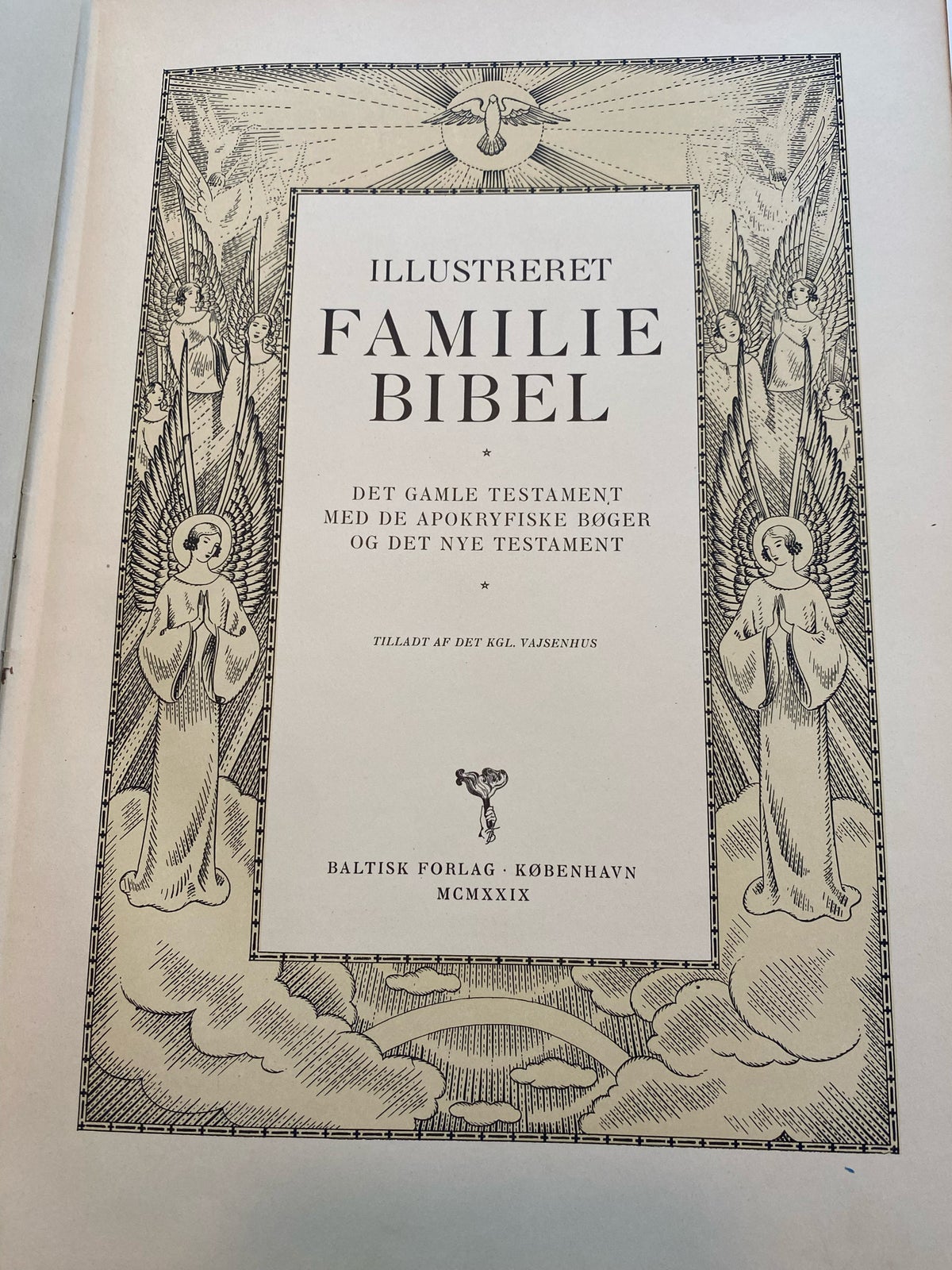 Illustreret familiebibel, Baltisk Forlag, år 1929