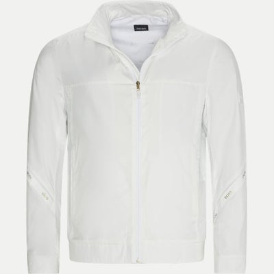 Vindjakke, str. M, BOSS,  Hvid,  100% Polyester,  Ubrugt, BOSS Athleisure..

Stort set ny/ubrugt som
