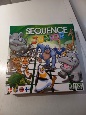 Sequence junior, brætspil, Sequence junior – helt nyt og ubrugt spil.

Det populære Sequence er komm
