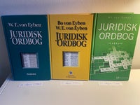 Forskellige udgaver af juridisk ordbog, W.E. von Eyben & Bo