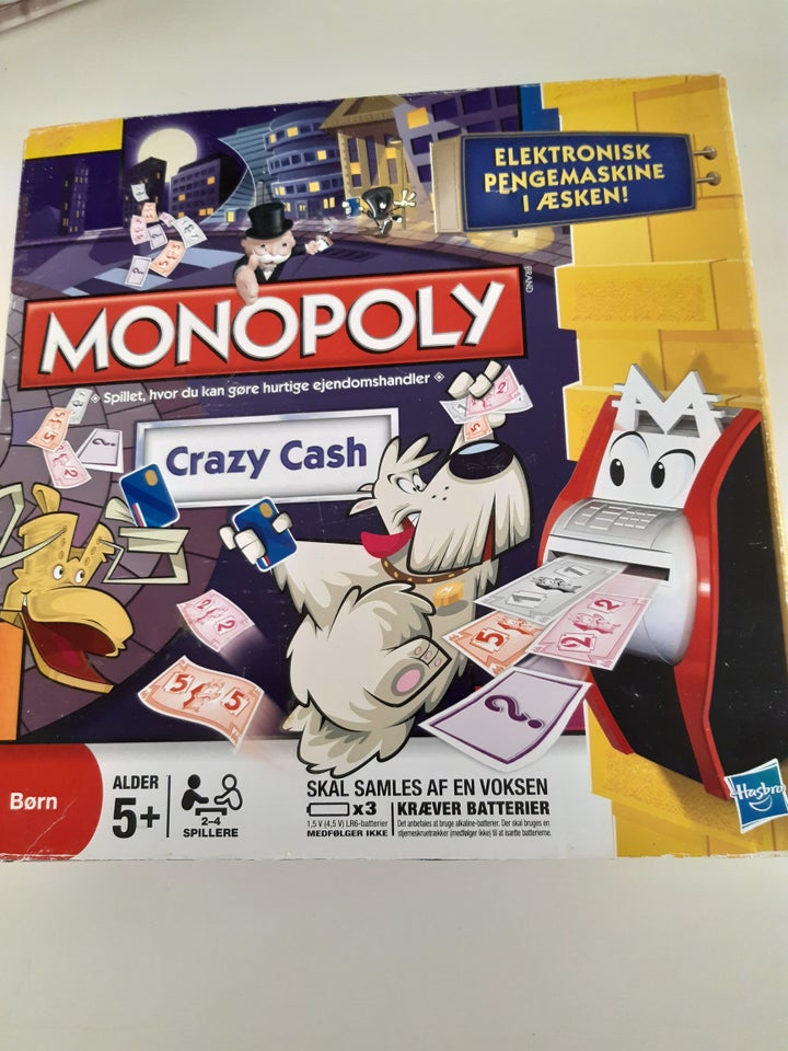Monopoly crazy cash, Børne matador, brætspil