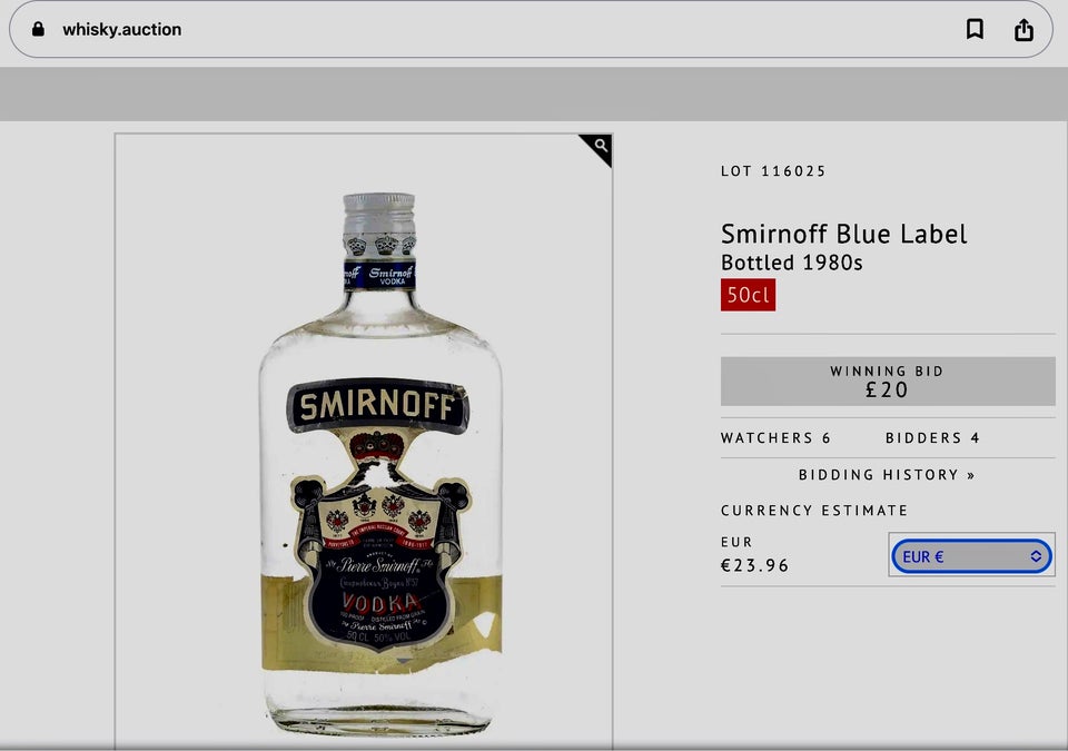 Vin og spiritus, SMIRNOFF VODKA