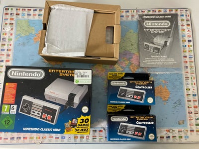 Nintendo NES, Classic, God, Nintendo nes classic med to ekstra controllere. Står som ny og har været