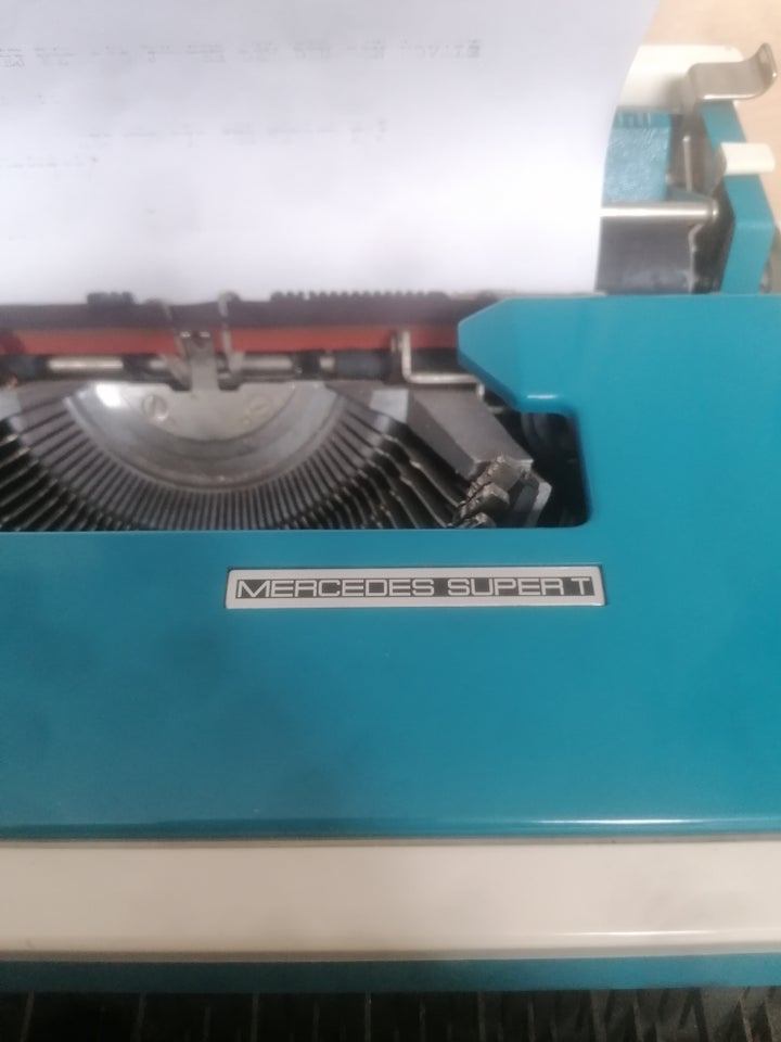 Skrivemaskine, Mercedes Super T., skrivemaskine