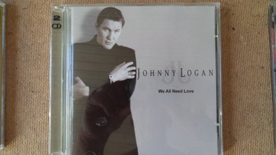 Johnny Logan ** We All Need Love (2-CD) (cd 82203): ., pop, 
Velholdt original CD med intakt cover s