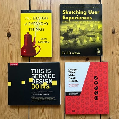 Digital design / UX studiebøger, flere, - The Design of Everyday Things (helt ny) 50 kr
- Sketching 