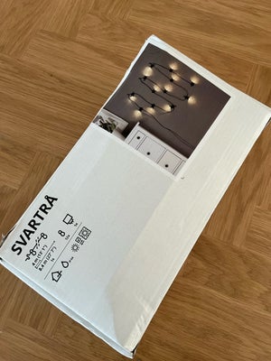 Lyskæde, Svartrå, Kraftig lyskæde fra Ikea sælges 
Aldrig brugt 
Hentes i Herlev 