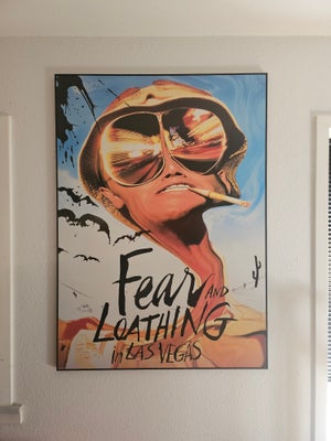 Plakat i ramme, motiv: Fear And Loathing In Vegas, b: 100cm h: 140cm, Fear And Loathing In Vegas bil