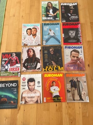 Euroman magasiner, Euroman, Magasin, Euroman magasiner alle i meget fin stand