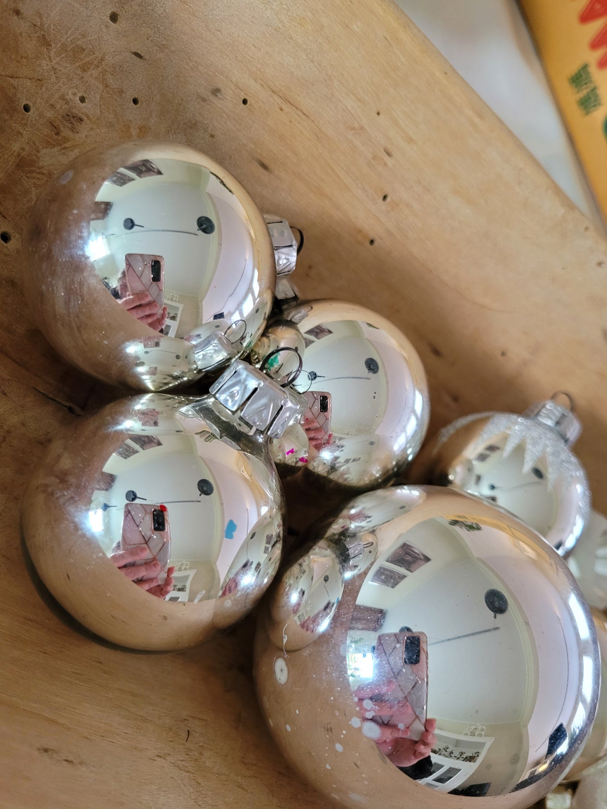 Juletræspynt glaskugler
