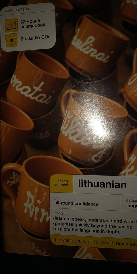 Lithuanian , emne: sprog