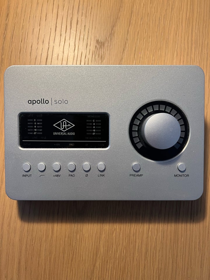 Lydkort, Universal Audio Apollo Solo, Perfekt