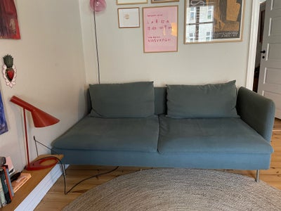 Sofa, polyester, 2 pers. , Ikea, Fin petroleumsblå Söderhamn sofa fra Ikea. Købt for tre år siden. T