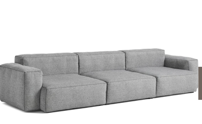 Sofa, uld, 3 pers. , HAY, Mags Soft 3 seater 1 Pcs 
Combination 1 Low Armrest
Hallingdal/116
Dark Gr