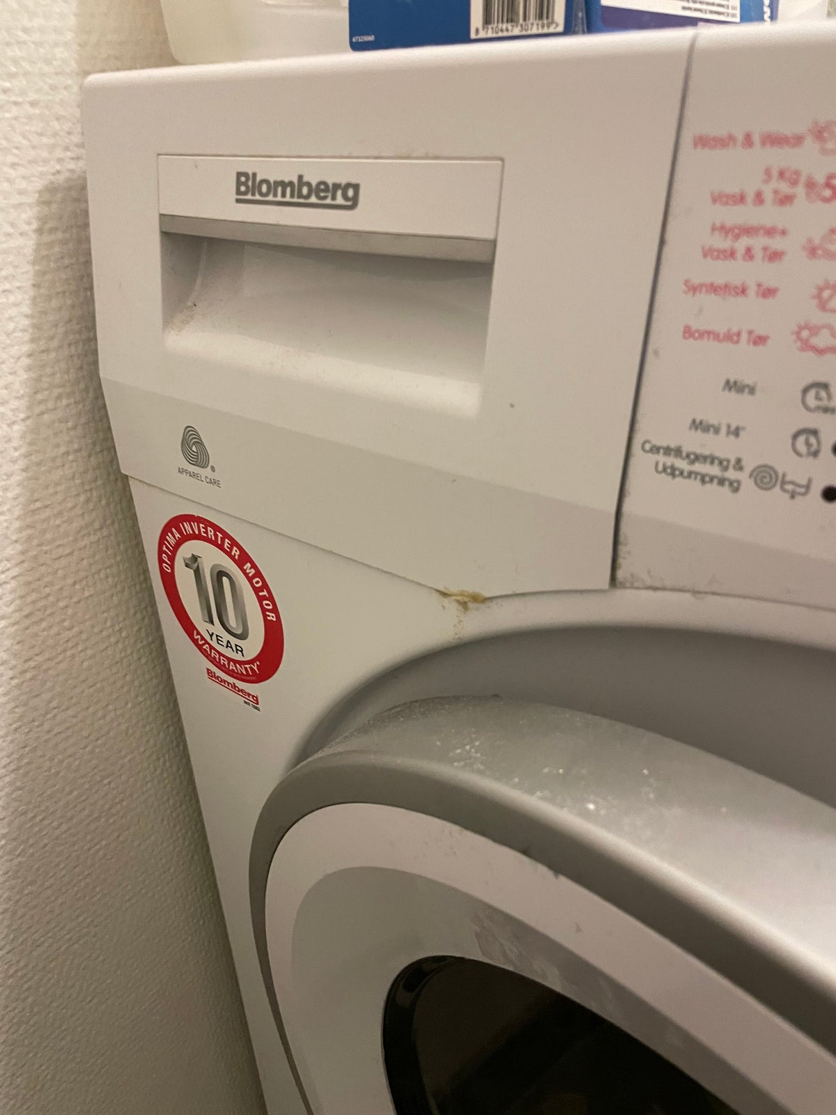 Blomberg vaskemaskine, vaske/tørremaskine