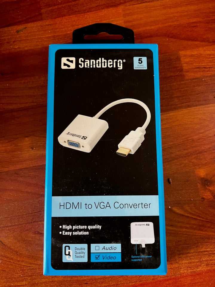 Adapterkabel, Sandberg HDMI to VGA adapter