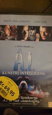 Eventyr, Vhs udlejning, AI  af steven spielberg
Kun en ting at sige
Et Mesterværk
Pris 300kr + fragt