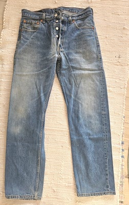 Jeans, Levis 501, str. 33, Vasket blå, Næsten som ny, Velholdte fede vintage Levis 501 jeans sælges
