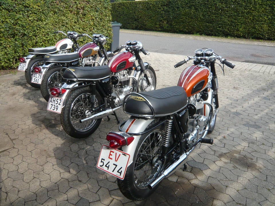 Engelsk Bonneville årg. 1970: Triumph dele